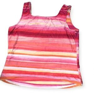 Y2k Vintage Stripe baby tank